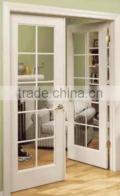 UPVC White Casement Doors with Grilles designs