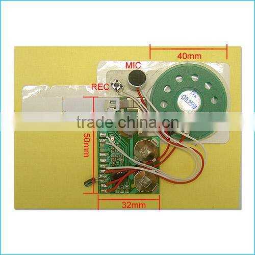 recording module/pre-recording module/USB modules/motion sensor module/ sound module for cards