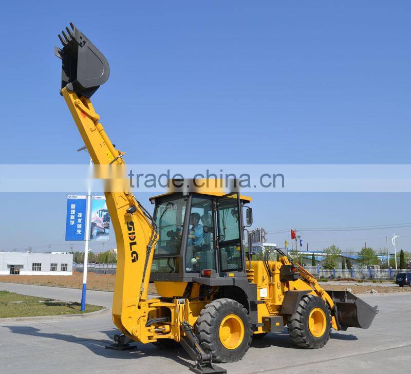 SDLG backhoe loader