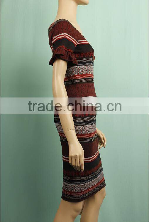 Top quality ladies short sleeve midi tube sex women party dress WD150832580