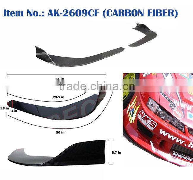 High quality Universal Carbon Fiber Front Lip bodykit