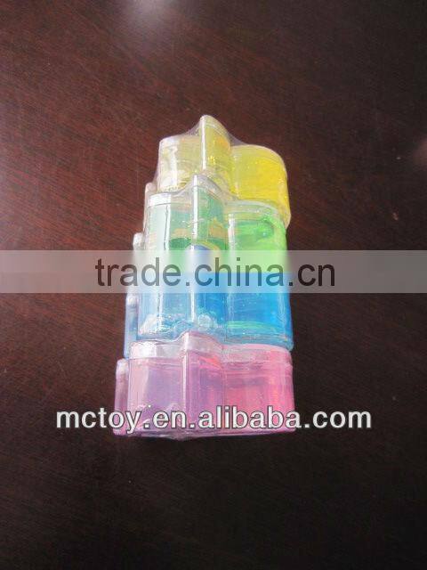 Factory price Apple shape crystal Putty slime crystal gift crystal slime toys
