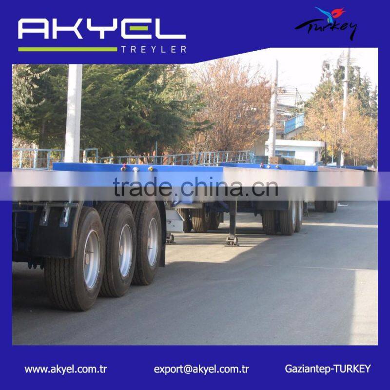 flatbed container transport semi trailer for sale