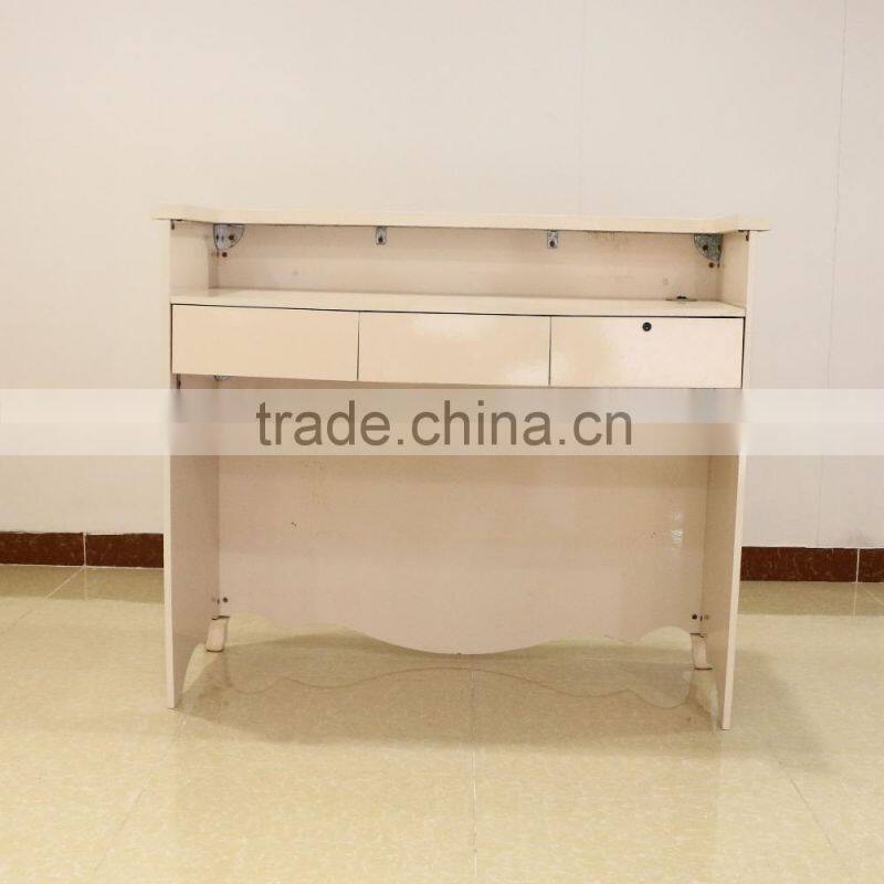 Customized wooden cashier desk store checkout counter