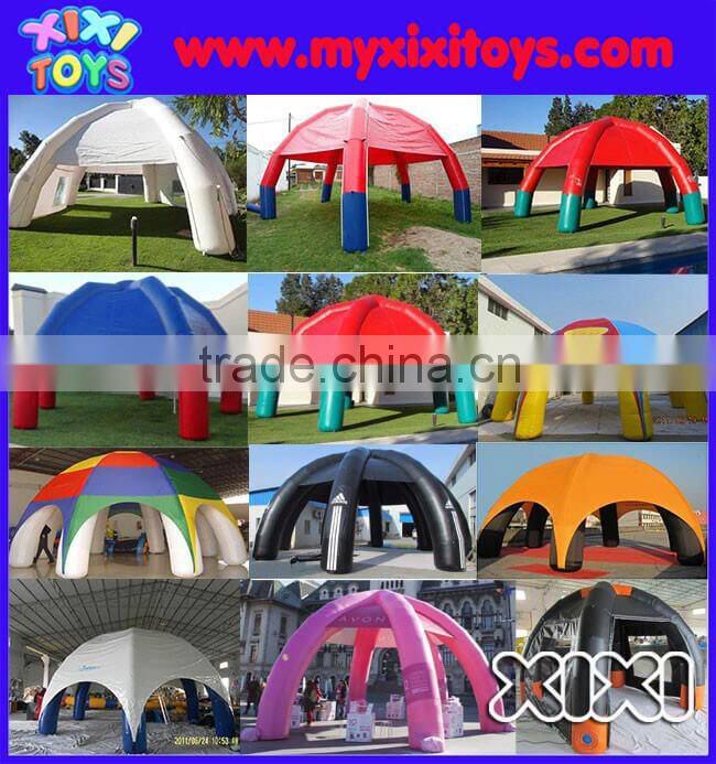 XIXI black advertising inflatable entrance arch gate