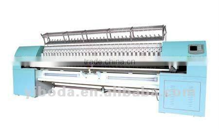 Thermal bonded production line for for quilts upholstery