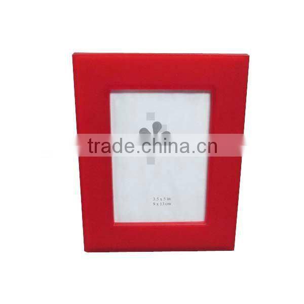 4"x6" Standard leather paper photo frame-HYXK003