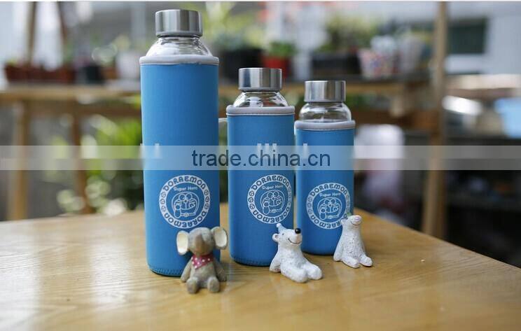 hot sale glass sport water bottle