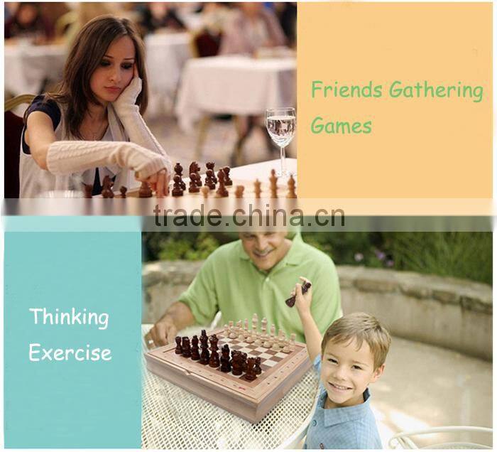 Folding wooden Chess Chessboard Chess Wooden Chess
