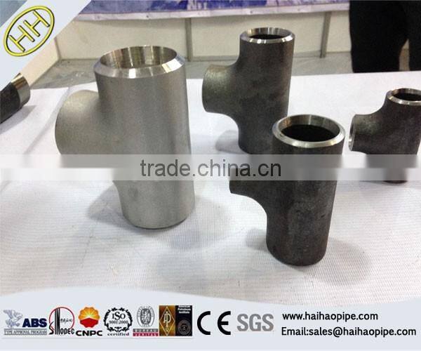 ASTM A234 WPB ASME B16.11 Seamless Carbon steel (EQUAL,REDUCING) TEE pipe fitting
