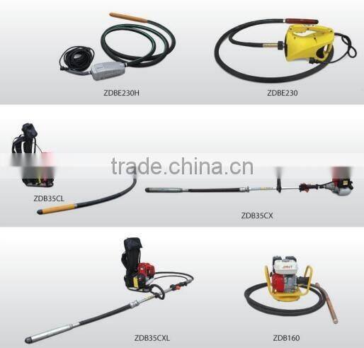 ZDB35CXL backpack small concrete poker vibrator