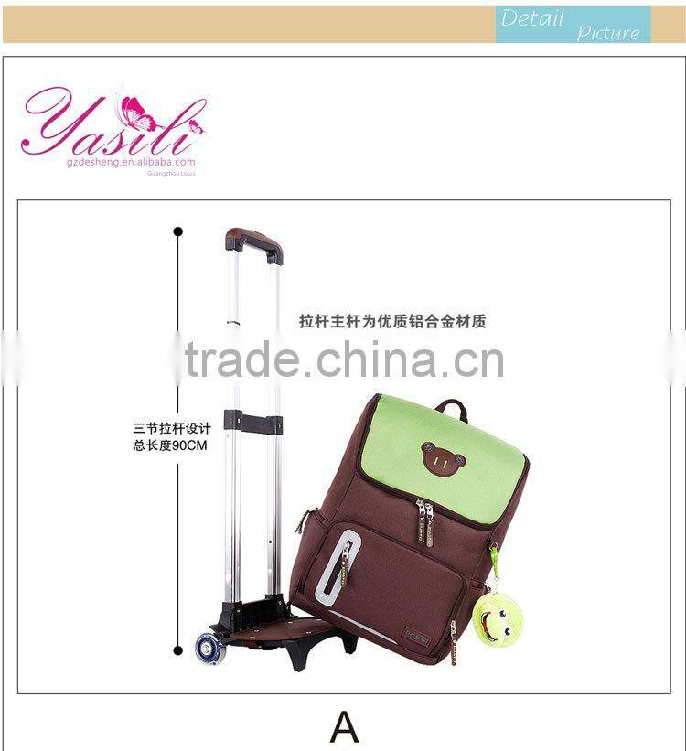 school trolley bag for child,school backpack bag with trolley,teenage girl school bags