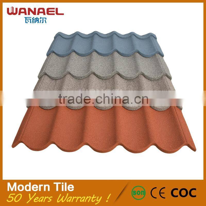 50-years-warranty Bond/Nopad portuguese roof tile