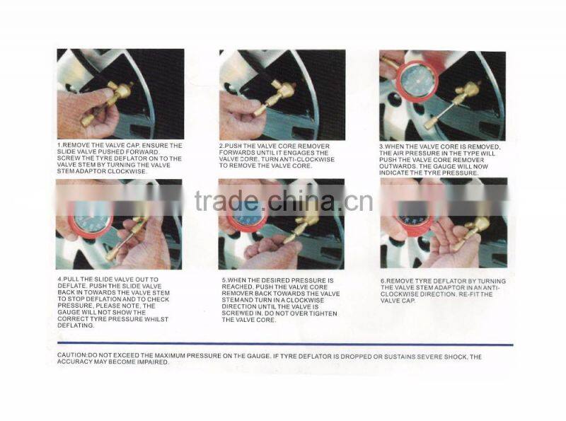 Tire Pressure Gauge And Inflator