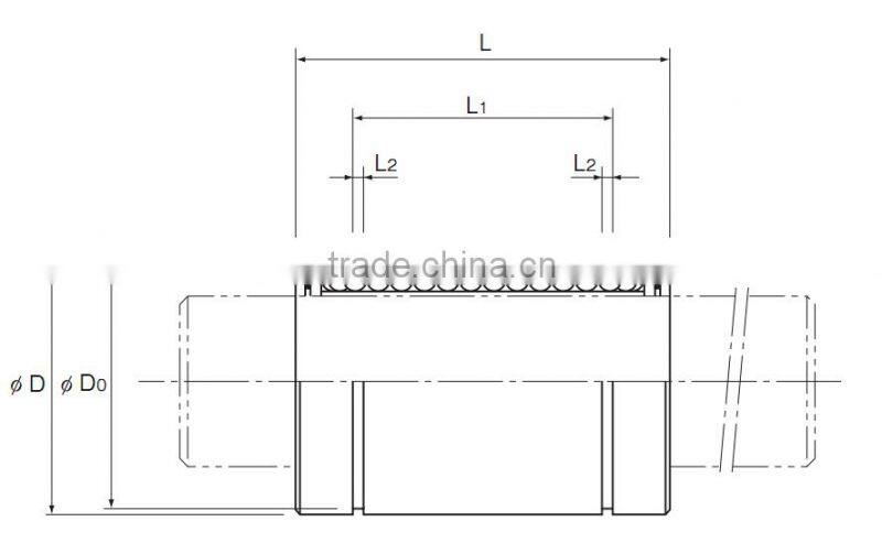 LM6UU 6x12x19mm China top quality linear guide bearing