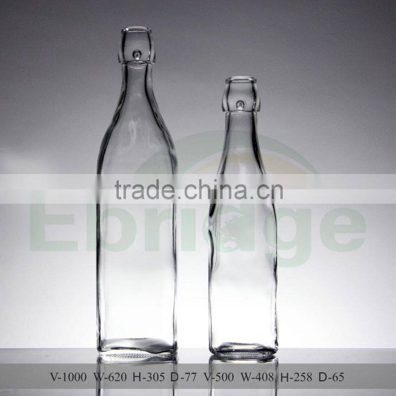 500ml,1000ml glass swing top beer bottles wholesale
