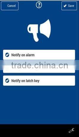 Wireless IP Cloud Home Alarm Controlled By Phone Cloud Platform