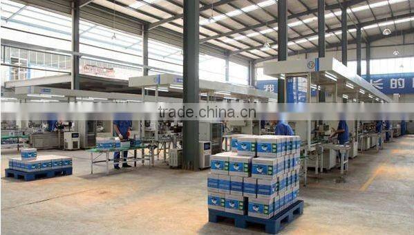 Dry charged auto battery (dry battery )