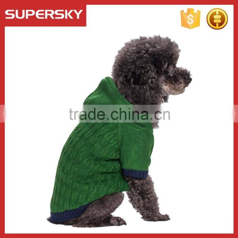 C594 Wholesale custom knit dog sweater hand knit unique dog sweaters
