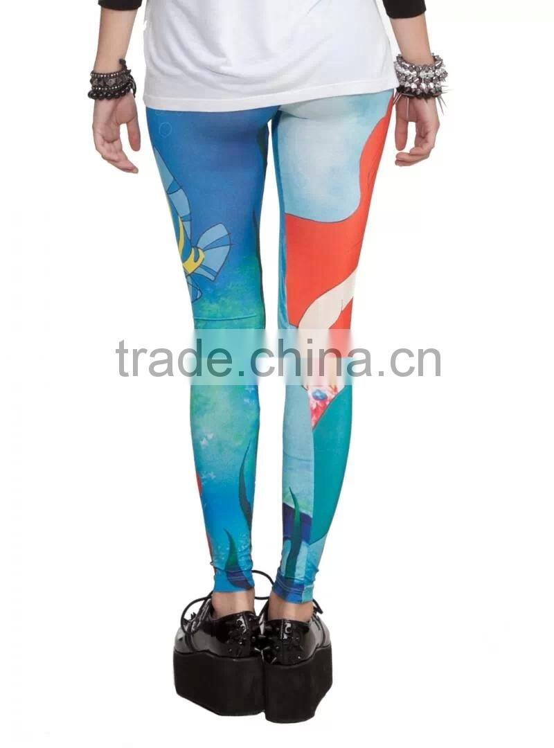 Custom cartoon printed tights leggings