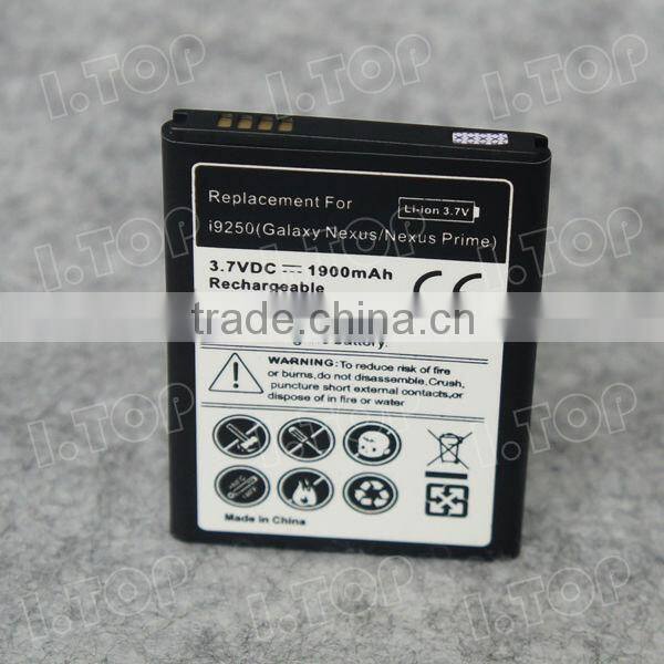 1900mAh Replacement Battery for Galaxy Nexus /prime 4G LTE /i9250