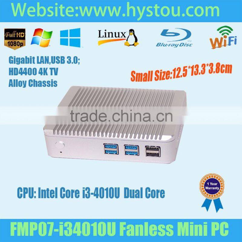 small computer Price-off intel core i3 4010U,Mini pc i3 with 2G RAM 60G SSD 1TB HDD,mini computer intel i3 with USB 3.0