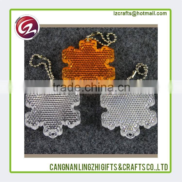 Customized Logo High Quality reflective keychains
