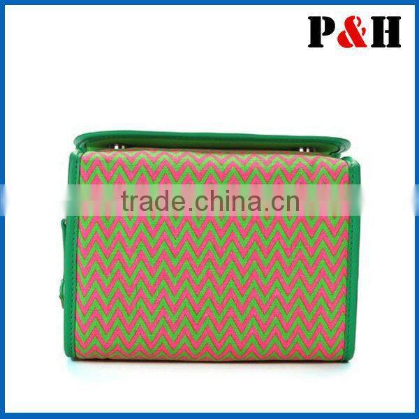 New arrival wholesale zipper nylon toiletry women makeup brush bag