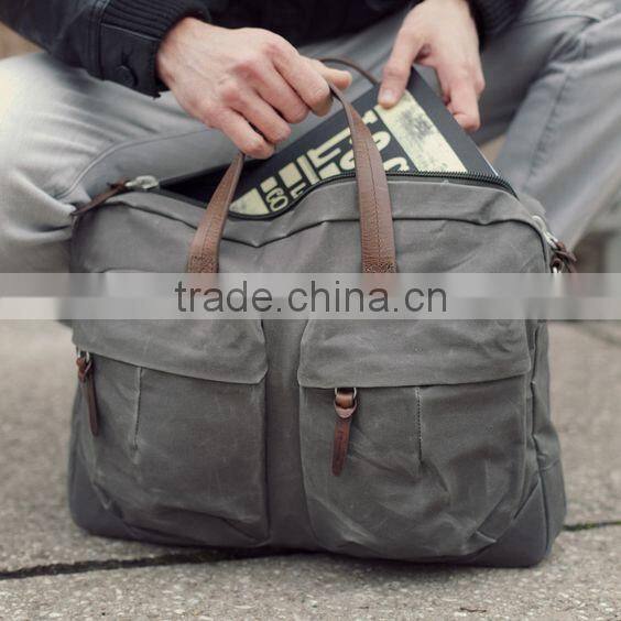 Waterproof Waxed Canvas Bag Waxed Canvas Briefcase