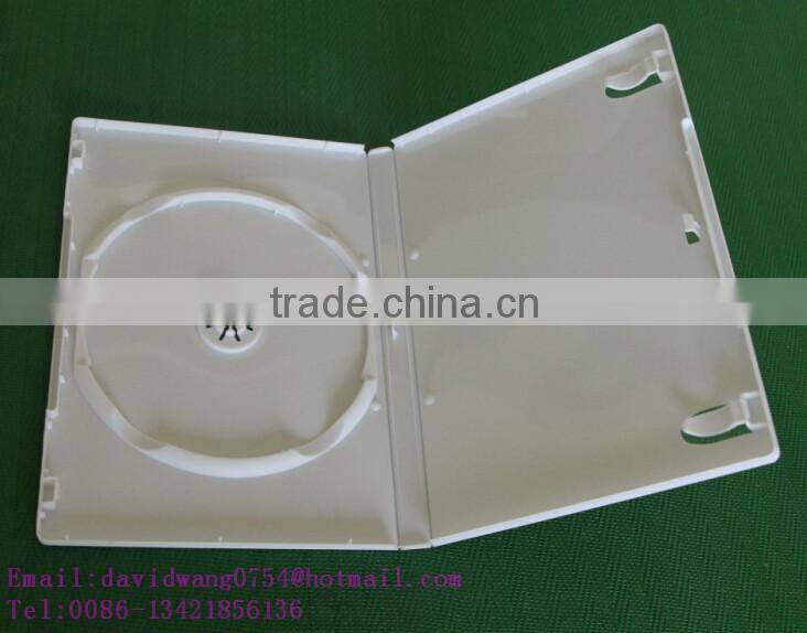 14mm Milky-White Single dvd case with smooth Film