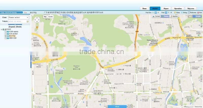 No Screen Size and Gps Tracker Type oner ct02 gps tracker for car