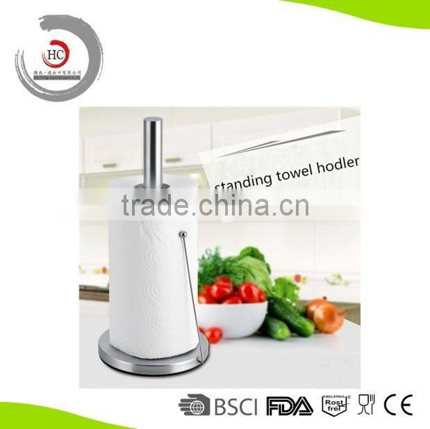 Top Selling Product Of Stainless Steel Standing Towel Holder Kitchen Paper Holder