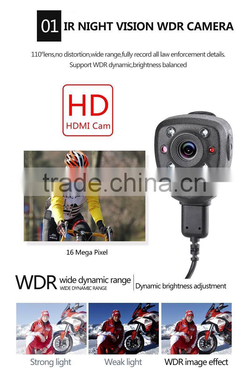 Mini Portable HD Video Recorder Button Police Camera ,Separated Law Enforcment Logger Camera
