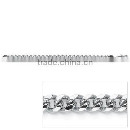 Men's Curb-Link Chain Bracelet stainless steel jewellery made in China
