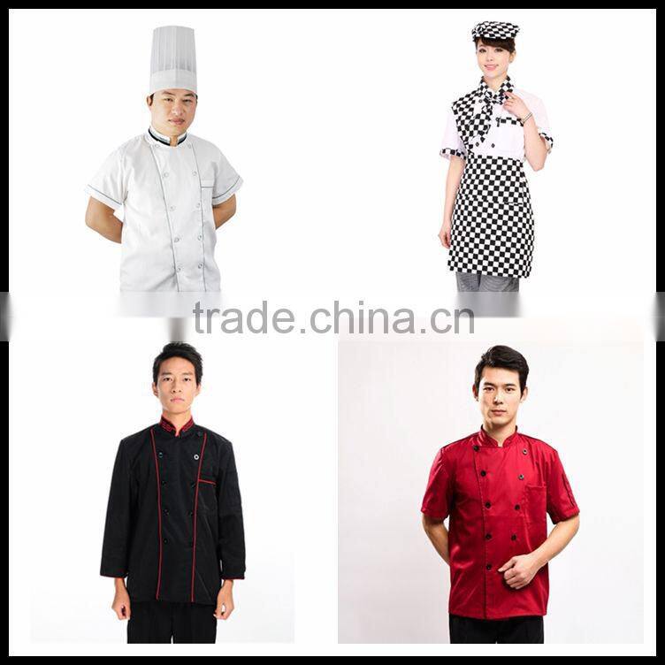New fashion poly cotton women sexy chef uniform