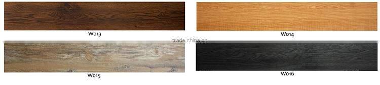 Flooring material: environmental-friendly endurable PVC floor of wood pattern, strong abrasion resistance