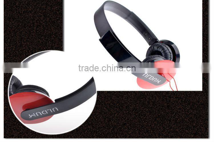 ULDUM TPE wired Headset with 3.5mm double jack DJ headphones