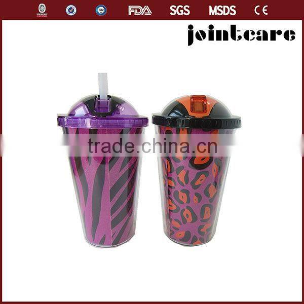 double wall plastic cups with straw 16oz ice cup with straw clear plastic cups with straws