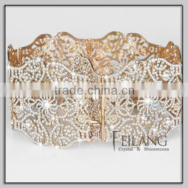 Bridal sash rhinestone belts