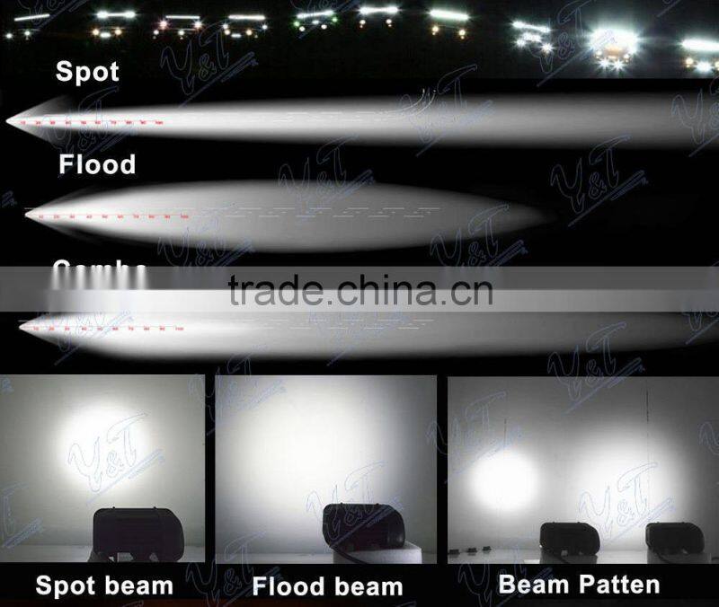 9.5 inch 40w 3500 lm led work light bar car truck boat off road flood lamp bulb