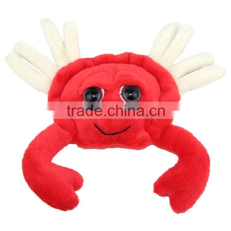 creative hot-selling ocean animal style 9cm height stuffed plush fridge magnet toy doll