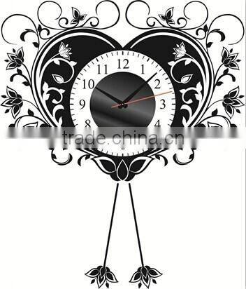 Delegant Self Adhesive PVC 3D Wall Sticker Clock