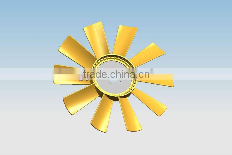 Plastic fan mould
