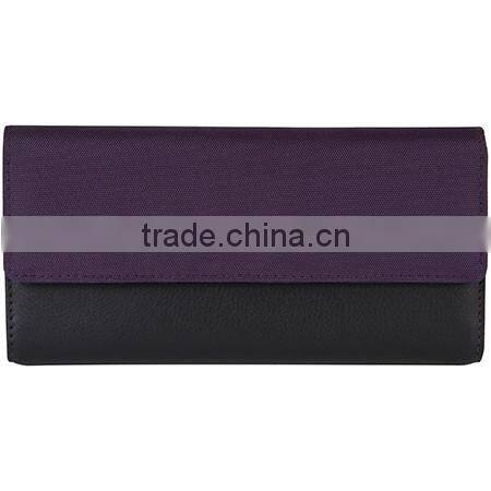 RFID blocking Flap Clutch Wallet
