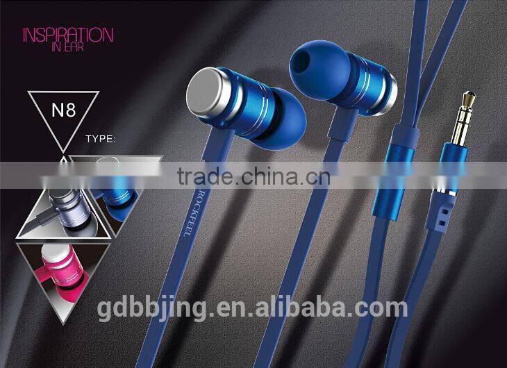 CE/RoSH approved metal stylish hand-free in-ear balance armature earphone