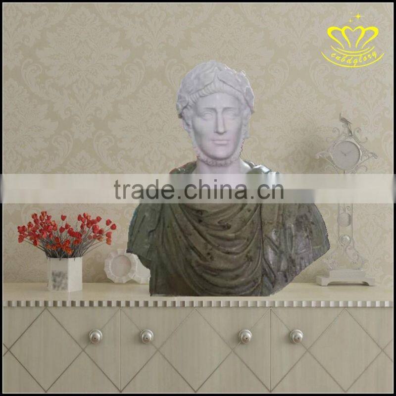 Western character statue Home Furnishing marble bust European indoor decoration