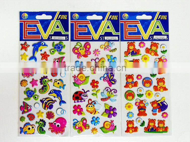 FOIL effect! 3D EVA sticker