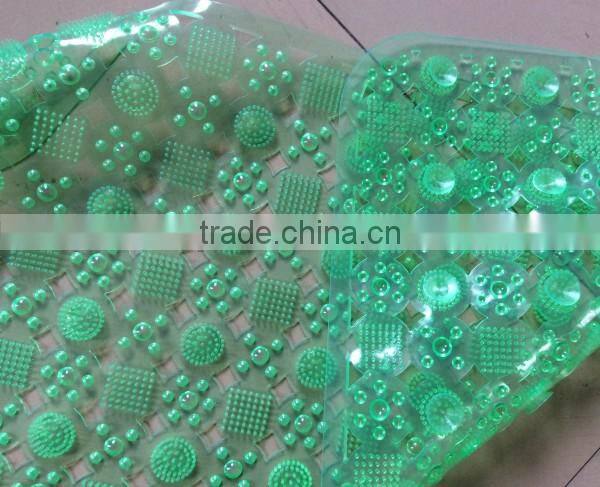 pvc bath shower mats/suction cup bath mats