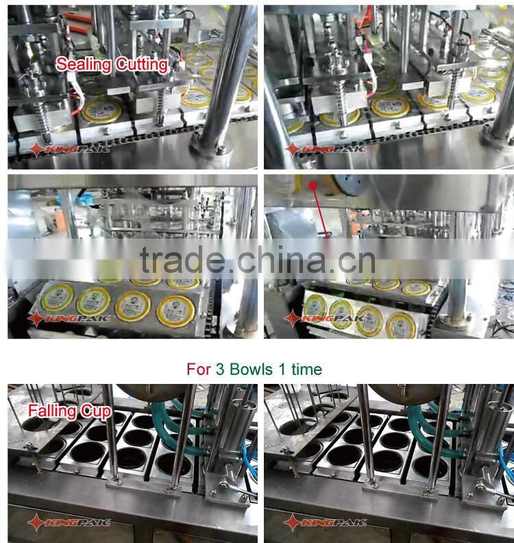 BG60A Yogurt Plastic Cup Filling And Sealing Machine