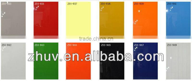 ZHUV Glossy E1 MDF Board For Furniture Doors